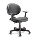 Cadeira Executiva PLUS LISA BACK SYSTEM c/ Braços Reguláveis – COR PRETO 32968 Araguaia Móveis para Escritório 8
