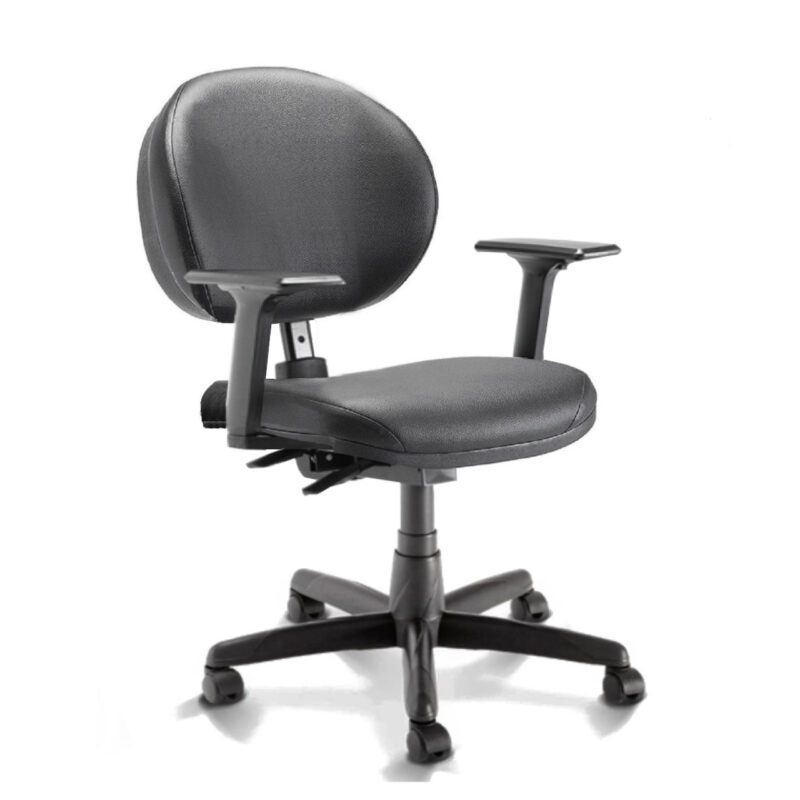 Cadeira Executiva PLUS LISA BACK SYSTEM c/ Braços Reguláveis – COR PRETO 32968 Araguaia Móveis para Escritório 2