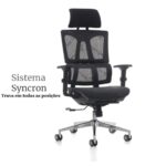 Cadeira Presidente Tela MK – 4011 – COR PRETO 30038 Araguaia Móveis para Escritório 7