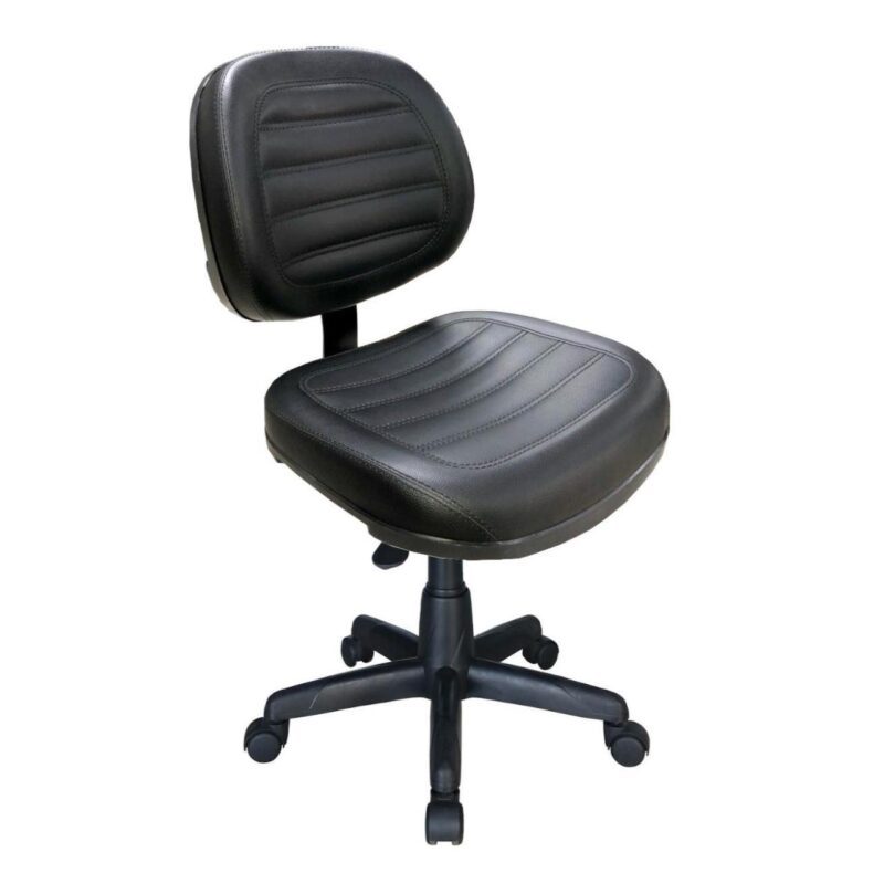 Cadeira Executiva COSTURADA Giratória sem Braços – Cor Preta 31002 Araguaia Móveis para Escritório 2