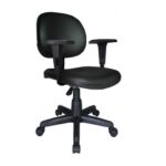 Cadeira Executiva LISA Giratória com Braços Reguláveis Cor Preta – 31003 Araguaia Móveis para Escritório 7