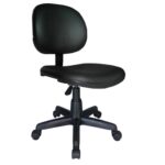 Cadeira Executiva LISA Giratória SEM BRAÇOS Cor Preta – 31000 Araguaia Móveis para Escritório 8