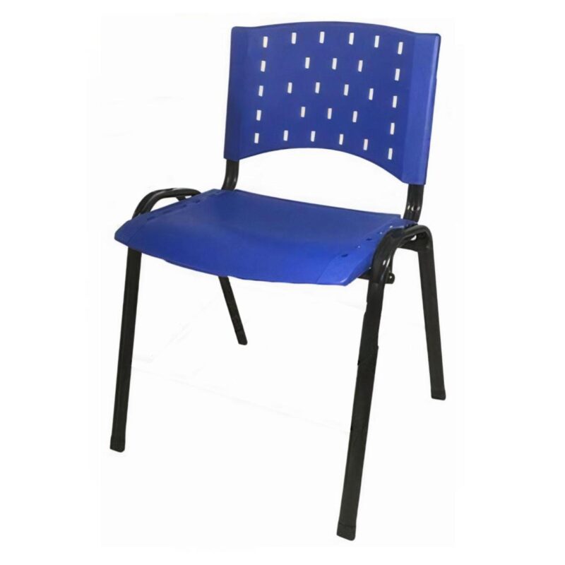 Cadeira Plástica 04 Pés – AZUL – (Polipropileno) – 31205 Araguaia Móveis para Escritório 2
