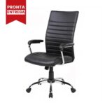 Cadeira de Escritório Diretor Luna – Cor Preto – 34000 Araguaia Móveis para Escritório 9