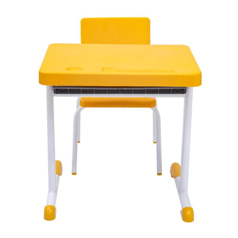 Kit Escolar Individual – (Mesa e Cadeira) – INFANTIL 03 a 06 Anos COR AMARELO – 41087 Araguaia Móveis para Escritório 5