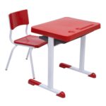 Kit Escolar Individual – (Mesa e Cadeira) – INFANTIL 03 a 06 Anos COR VERMELHO – 41090 Araguaia Móveis para Escritório 10