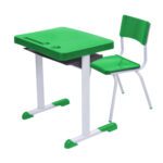 Kit Escolar Individual VERDE – (Mesa e Cadeira) – JUVENIL 06 a 09 Anos COR VERDE – 41084 Araguaia Móveis para Escritório 7