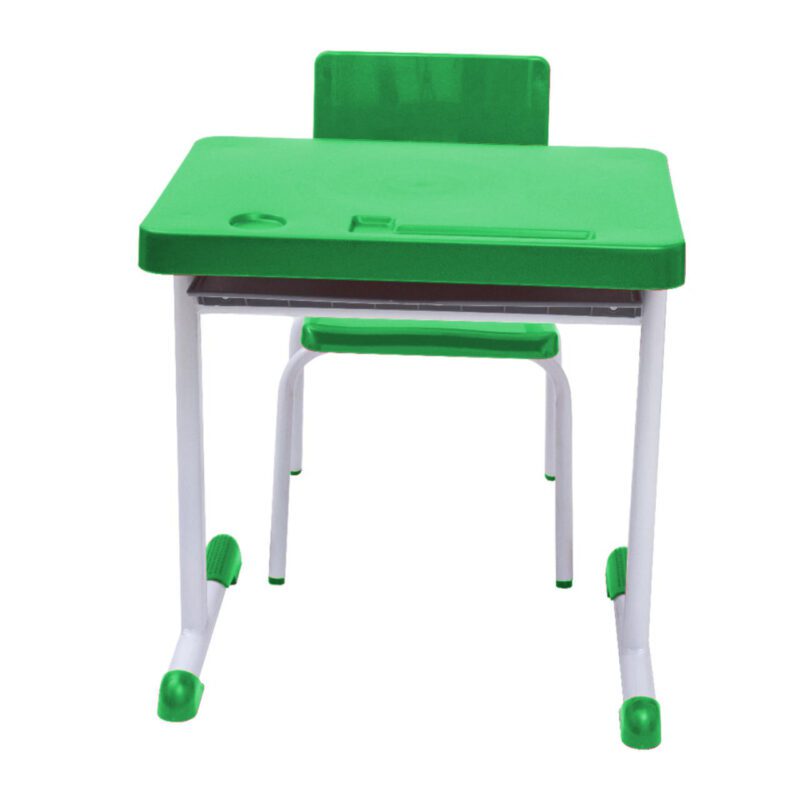 Kit Escolar Individual VERDE Mesa e Cadeira INFANTIL 03 a 06 Anos COR VERDE – 41088 Araguaia Móveis para Escritório 4