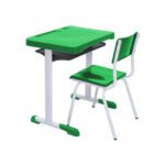 Kit Escolar Individual VERDE – (Mesa e Cadeira) – JUVENIL 06 a 09 Anos COR VERDE – 41084 Araguaia Móveis para Escritório 9
