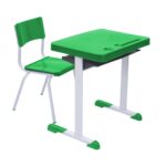 Kit Escolar Individual VERDE – (Mesa e Cadeira) – JUVENIL 06 a 09 Anos COR VERDE – 41084 Araguaia Móveis para Escritório 8