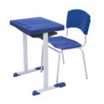 Kit Escolar Individual AZUL – (Mesa e Cadeira) – ADULTO – – COR AZUL – 40081 Araguaia Móveis para Escritório 7