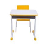 Kit Escolar Individual AMARELO – (Mesa e Cadeira) – INFANTIL – MDF – COR AMARELO – 40088 Araguaia Móveis para Escritório 8