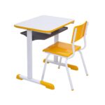 Kit Escolar Individual AMARELO – (Mesa e Cadeira) – INFANTIL – MDF – COR AMARELO – 40088 Araguaia Móveis para Escritório 7