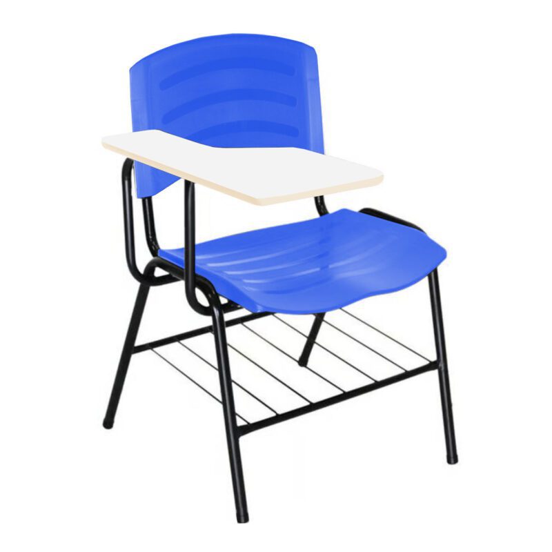 Cadeira Universitária Plástica Prancheta MDF – COR AZUL 34016 Araguaia Móveis para Escritório 2
