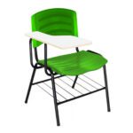 Cadeira Universitária Plástica com Prancheta MDF – COR VERDE 34018 Araguaia Móveis para Escritório 5