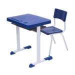 Kit Escolar Individual AZUL – (Mesa e Cadeira) – JUVENIL 06 a 09 Anos 40999 Araguaia Móveis para Escritório 7