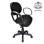 Cadeira Executiva LISA Giratória com Braço Corsa Cor Preta – 31001 Araguaia Móveis para Escritório 9
