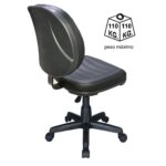 Cadeira Executiva COSTURADA Giratória sem Braços – Cor Preta 31002 Araguaia Móveis para Escritório 9