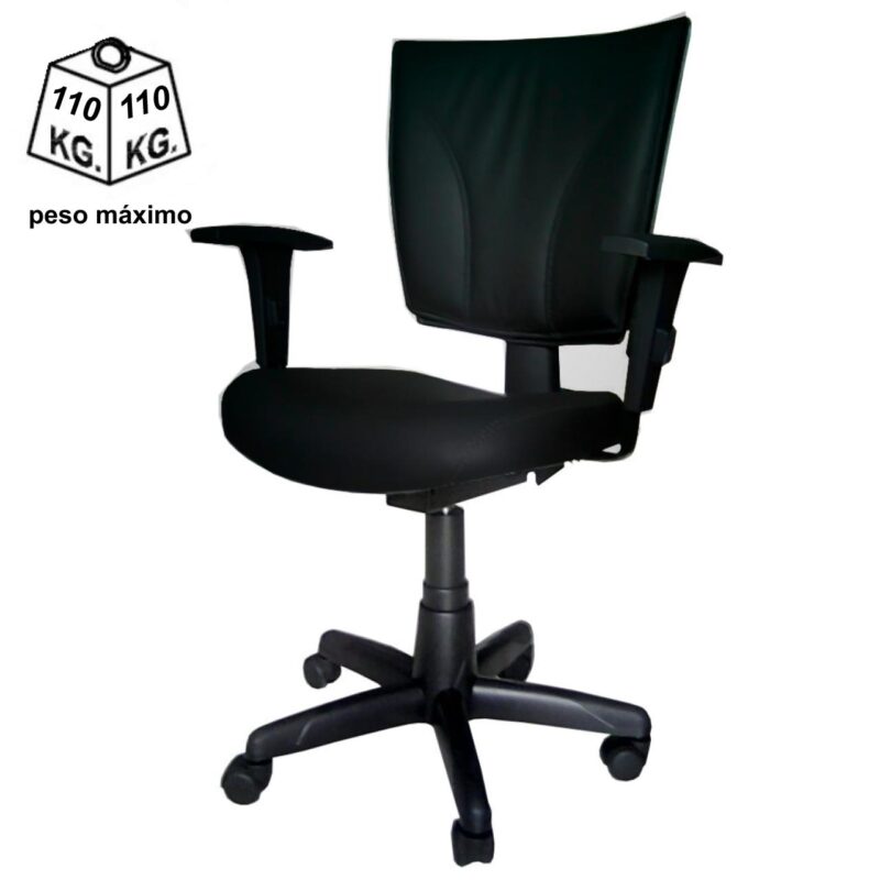 Cadeira B-ONE Back System com Braços Reguláveis – Cor Preta 31010 Araguaia Móveis para Escritório 3