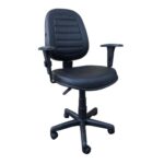 Cadeira Diretorzinha Costurada Giratória c/ Braços Reguláveis 32988 Araguaia Móveis para Escritório 5
