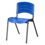 Cadeira Fixa Plástica 04 pés Cor Azul (Polipropileno) 31207 Araguaia Móveis para Escritório 6