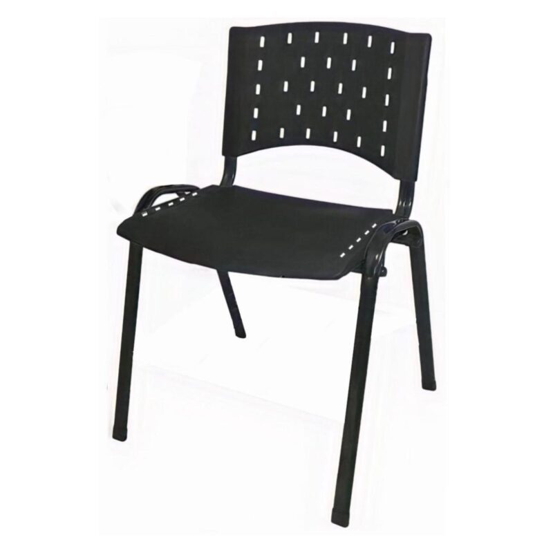 Cadeira Plástica 04 pés Plástico Preto (Polipropileno) – 31201 Araguaia Móveis para Escritório 2