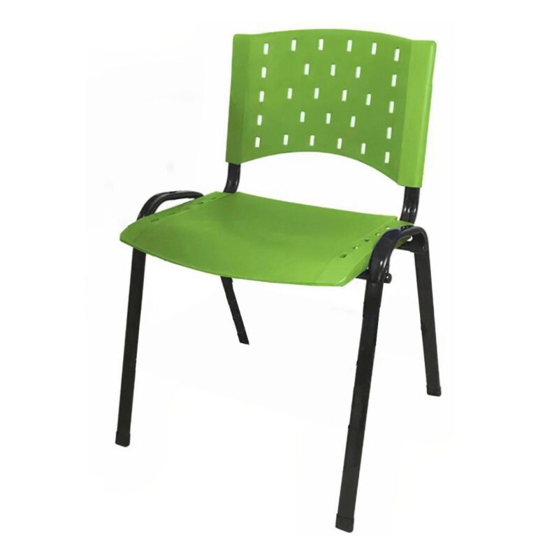 Cadeira Plástica 04 Pés – VERDE (Polipropileno) – 31203 Araguaia Móveis para Escritório 2