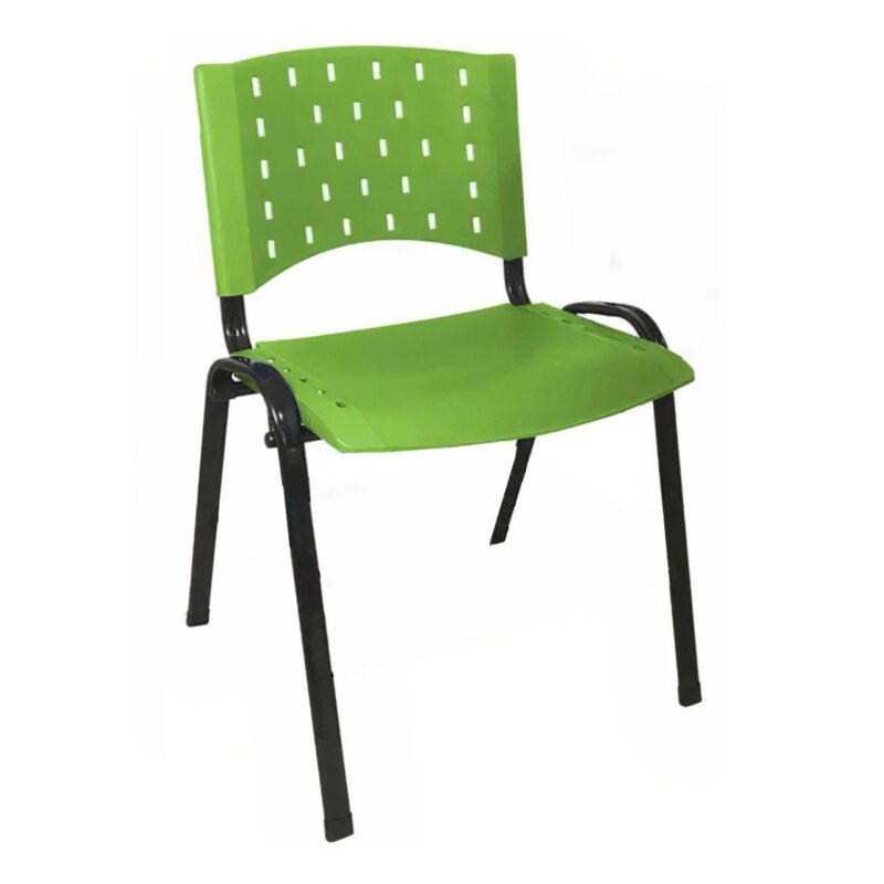 Cadeira Plástica 04 Pés – VERDE (Polipropileno) – 31203 Araguaia Móveis para Escritório 4
