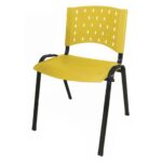 Cadeira Plástica 04 Pés – AMARELO – (Polipropileno) – 31204 Araguaia Móveis para Escritório 6