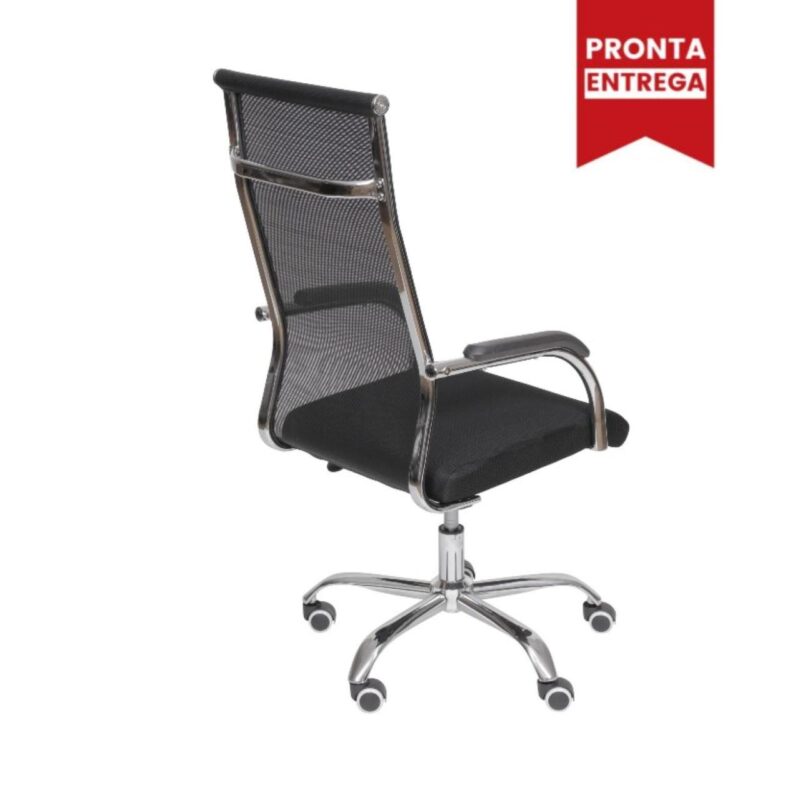Cadeira Tela Mesh DUBAI Giratória Cromada – PMD – 31019 Araguaia Móveis para Escritório 4