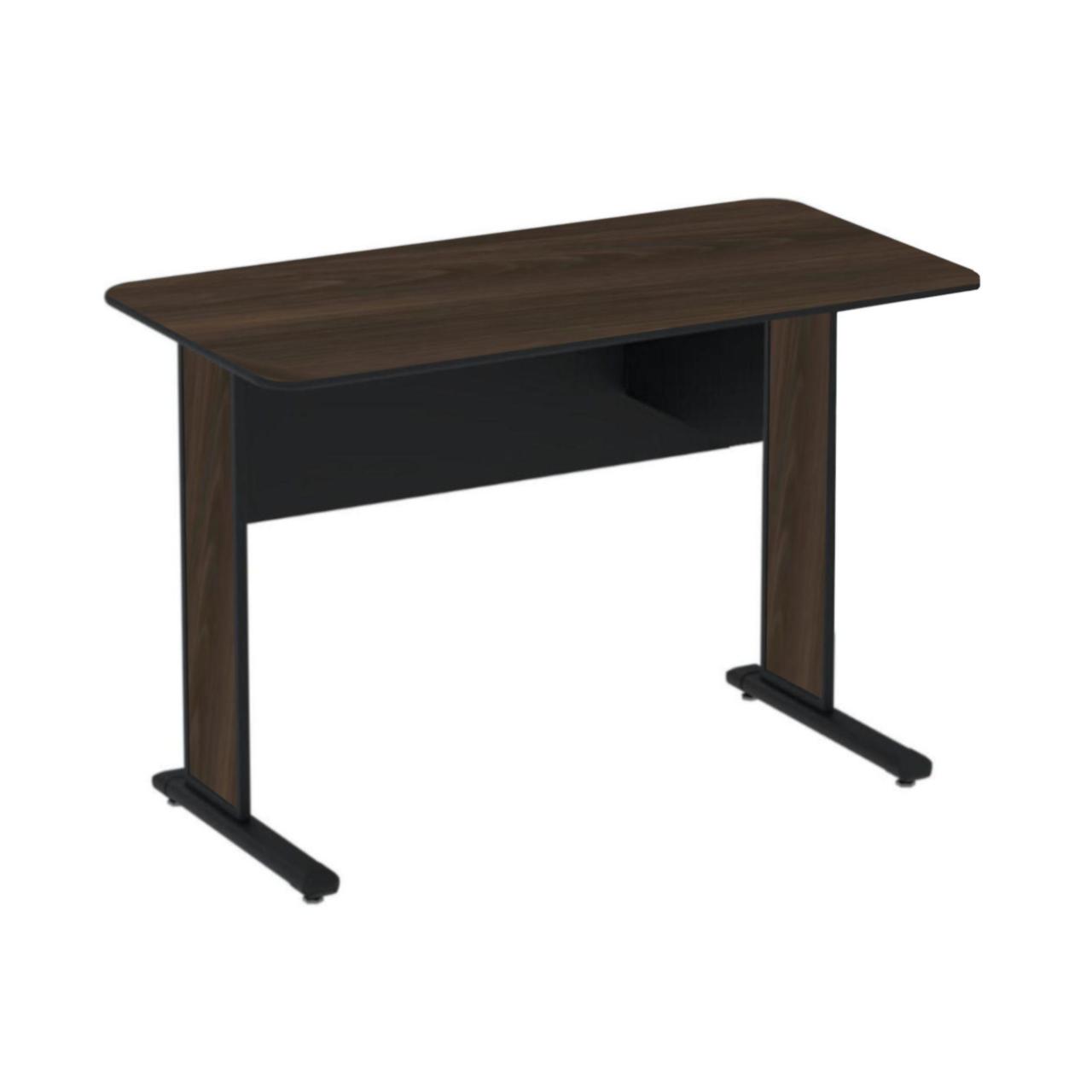 Mesa Escritório 1,20×0,60m 15MM – S/ GAVETAS – MTC – MARSALA / PRETO – 23600 Araguaia Móveis para Escritório