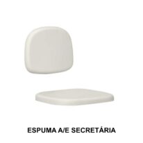 ESPUMA do ASSENTO / ENCOSTO SECRETÁRIA – TRÊS ESTADOS  – 91006 Araguaia Móveis para Escritório