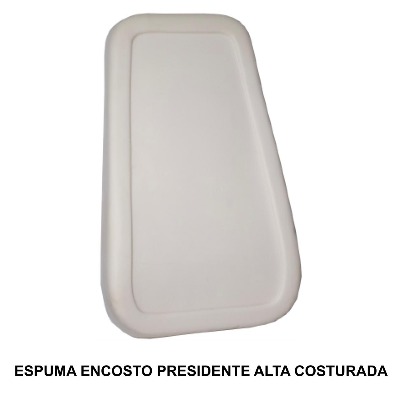 Espuma ENCOSTO Presidente ALTA COSTURADA – 99208 Araguaia Móveis para Escritório