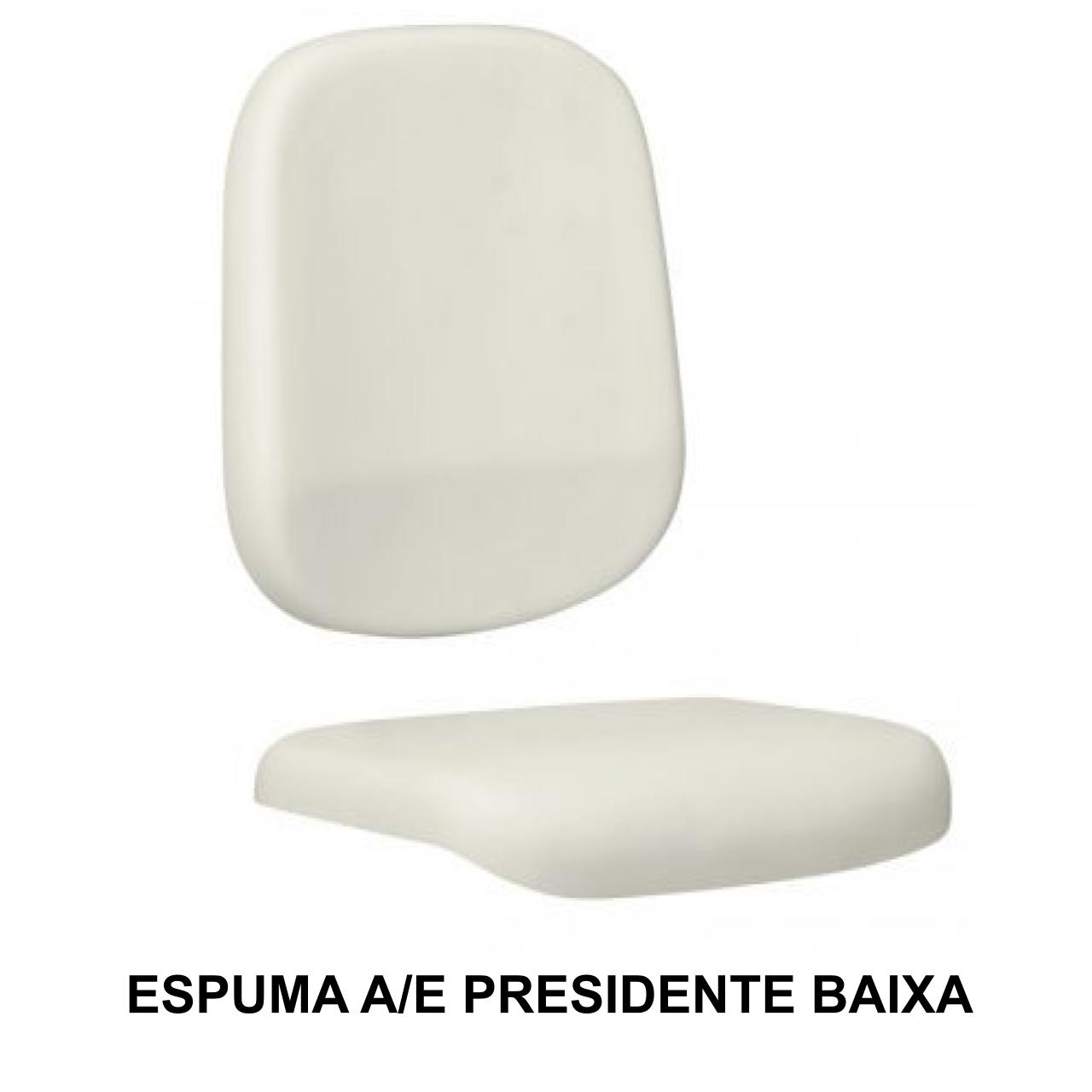 Conjunto de Espuma ASSENTO / ENCOSTO Presidente Baixa LISA – 99210 Araguaia Móveis para Escritório