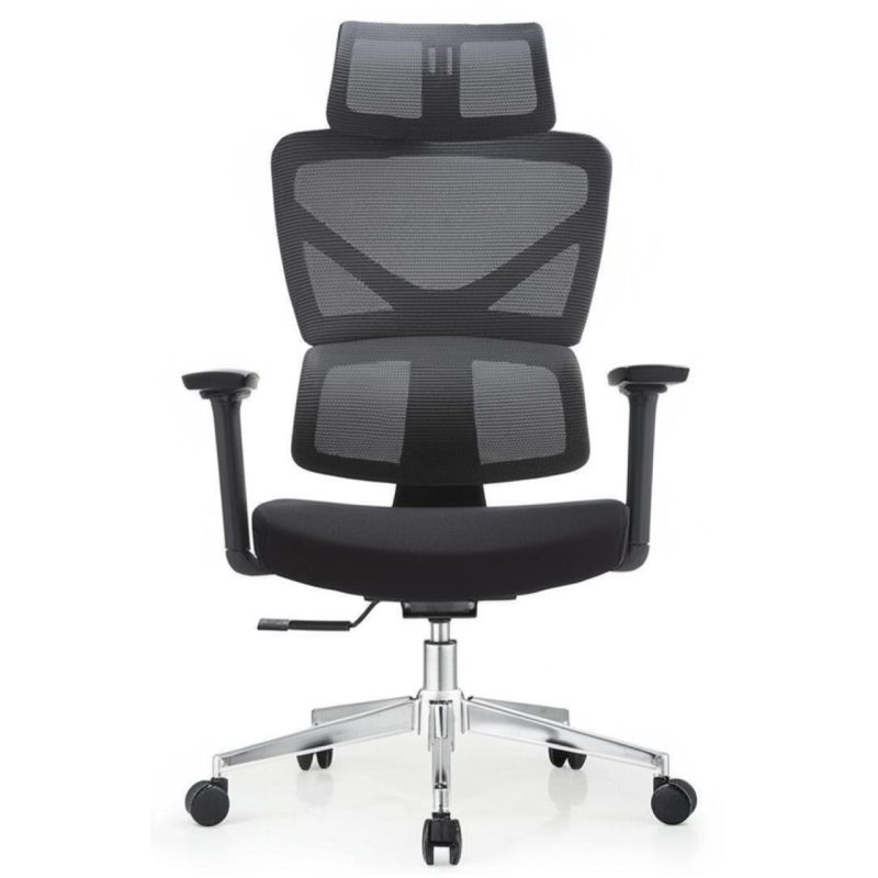 Cadeira de Escritório Presidente Tela TITAN – Cor Preto – 30067 Araguaia Móveis para Escritório 6