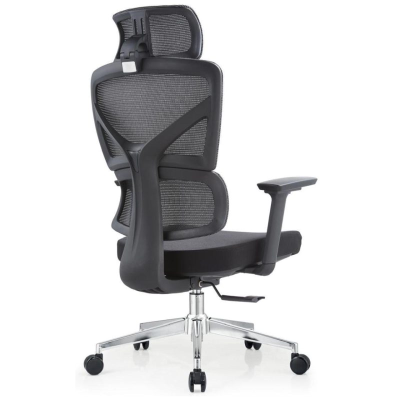 Cadeira de Escritório Presidente Tela TITAN – Cor Preto – 30067 Araguaia Móveis para Escritório 4