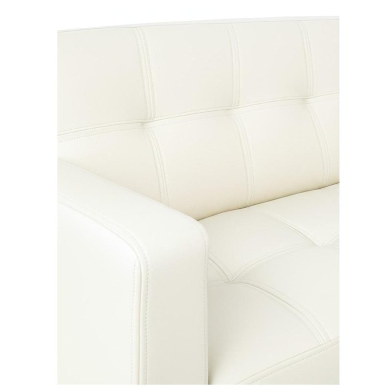 Poltrona para Escritório ROMA 01 Lugar – Corino – Cor NUDE – 60070 Araguaia Móveis para Escritório 5