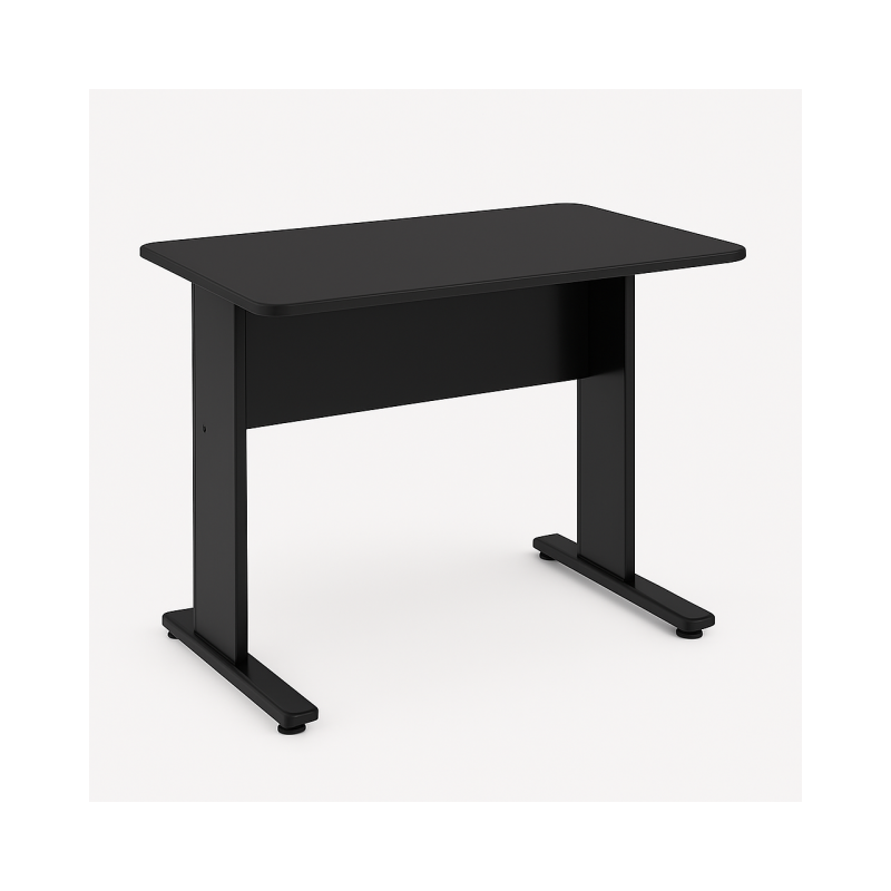 Mesa Escritório 0,80×0,60m – JOB – PRETO/PRETO – 43088 Araguaia Móveis para Escritório 2
