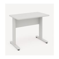 Mesa Escritório 0,80×0,60m – JOB – CINZA/CINZA – 43087 Araguaia Móveis para Escritório