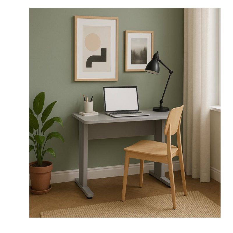 Mesa Escritório 0,80×0,60m – JOB – CINZA/CINZA – 43087 Araguaia Móveis para Escritório 6