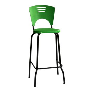 Banqueta Fixa Alta Piacere - Cor Verde - 34102