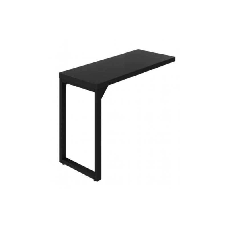 Mesa AUX PÉ QUADRO – 0,90×0,45m – PRETO/PRETO – 26004 Araguaia Móveis para Escritório 2