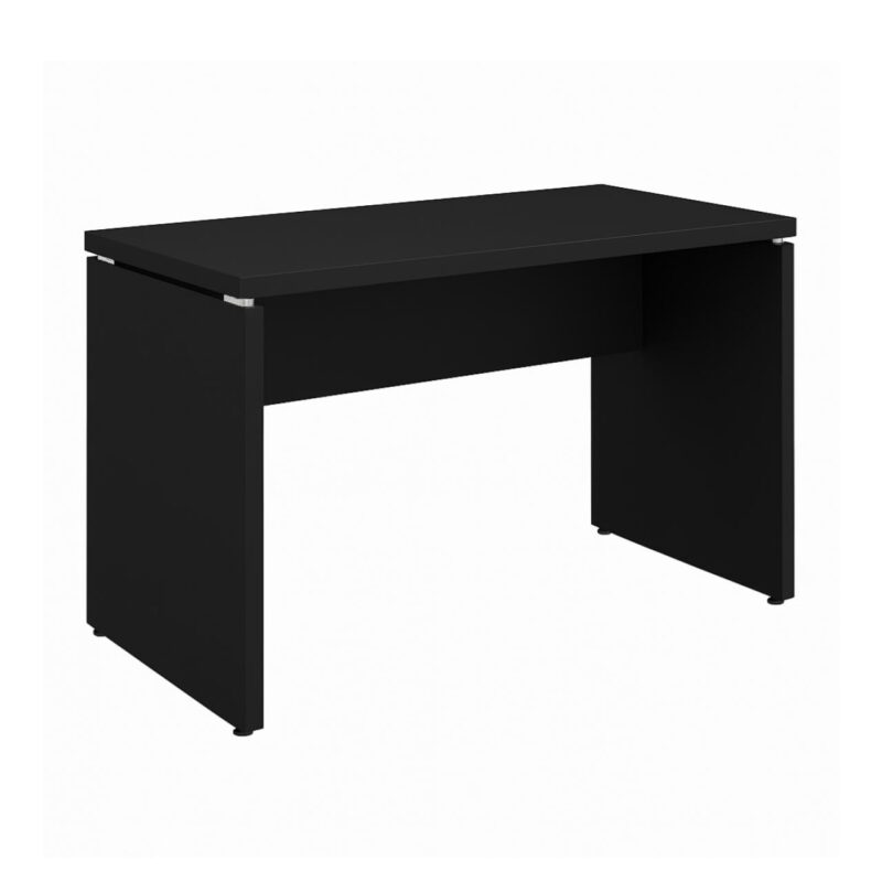 Mesa Escritório 1,20×0,60m – S/ Gavetas – PRETO/PRETO – 26005 Araguaia Móveis para Escritório 2