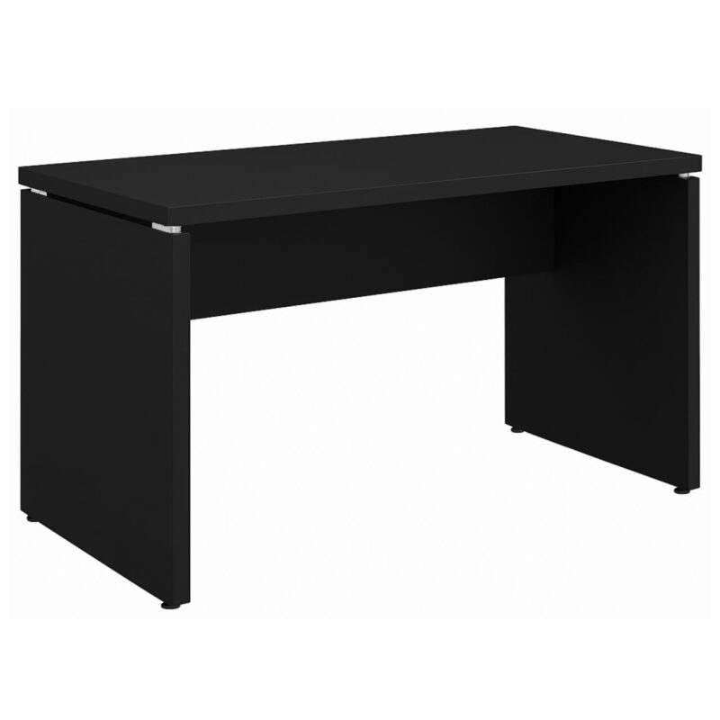 Mesa Escritório 1,70×0,70m – S/ Gavetas – PRETO/PRETO – 26007 Araguaia Móveis para Escritório 2