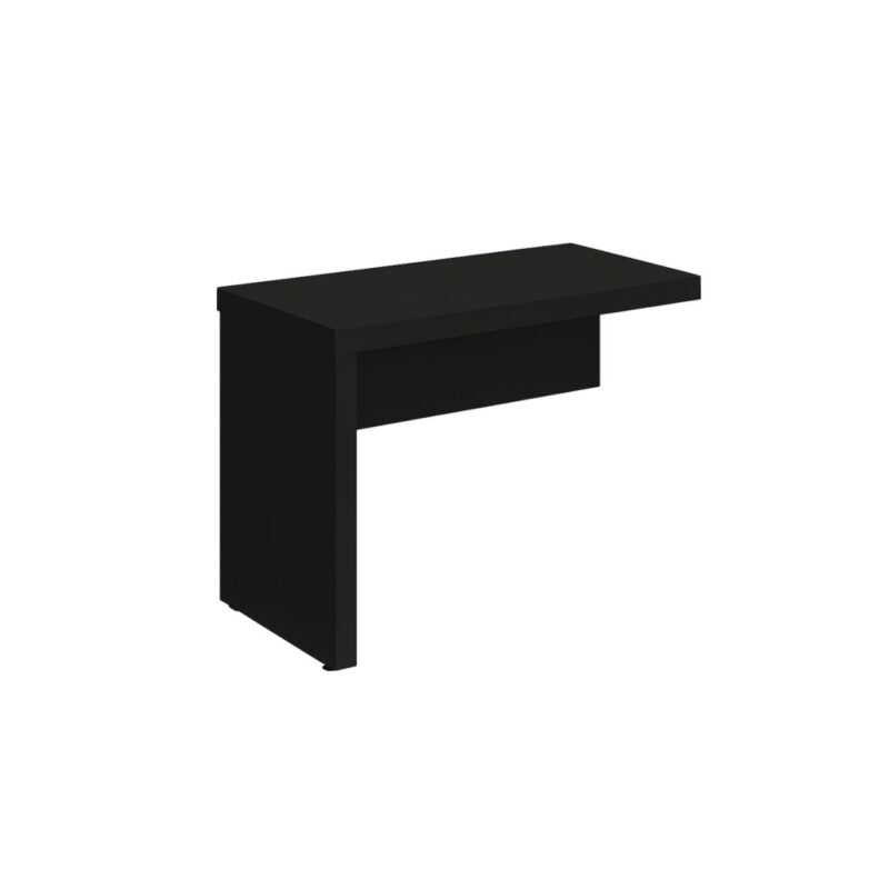 Mesa escritório Auxiliar 0,90×0,45 – PRETO/PRETO – 26009 Araguaia Móveis para Escritório 2