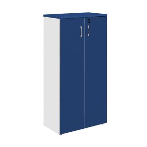 Armário Alto Fechado com 02 Portas - 1,59X0,80X0,42m - JOB - AZUL/CZ - 44102